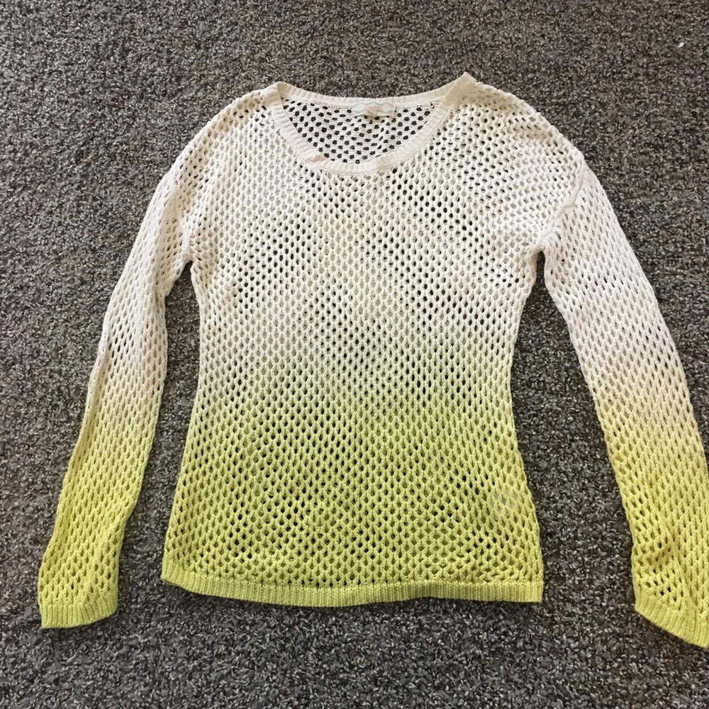 pink.rose medium ombré sweater